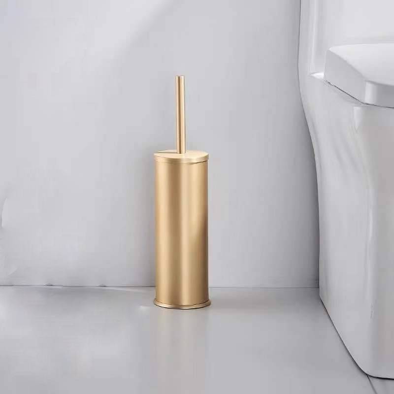 Luxury Golden Toilet Brush Bathroom Cleaning Brush Cleaner Long Handle Toilet Rack Bathroom Tool Accessories