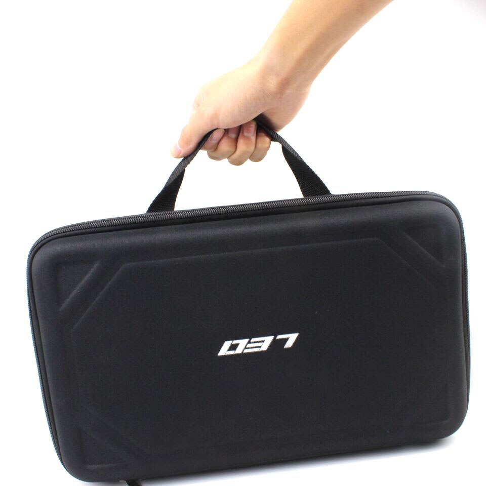Sac de pêche Portable, Double rangement, boîte de rangement antichoc, sac de voyage pour moulinet de matériel de pêche 42*26*10cm