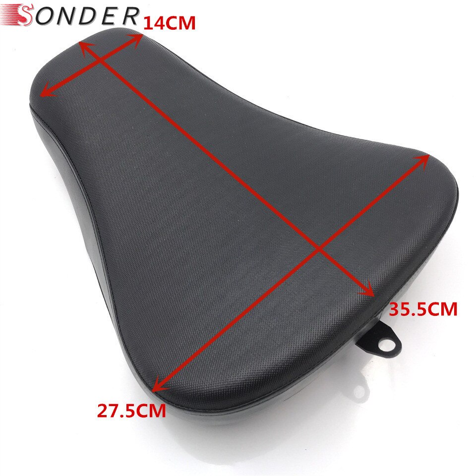 Cojín de cuero para asiento individual, para Harley Sportster Forty Eight XL XL1200 XL 883 72 48 2004