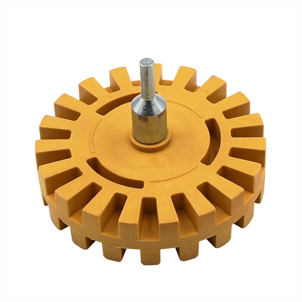 4 Inch Rubber Eraser Wheel Decal Removal Anti Scratch Practical Pinstripe Quick Eraser Wheel Rubber Power Drill Adapter Car Wash