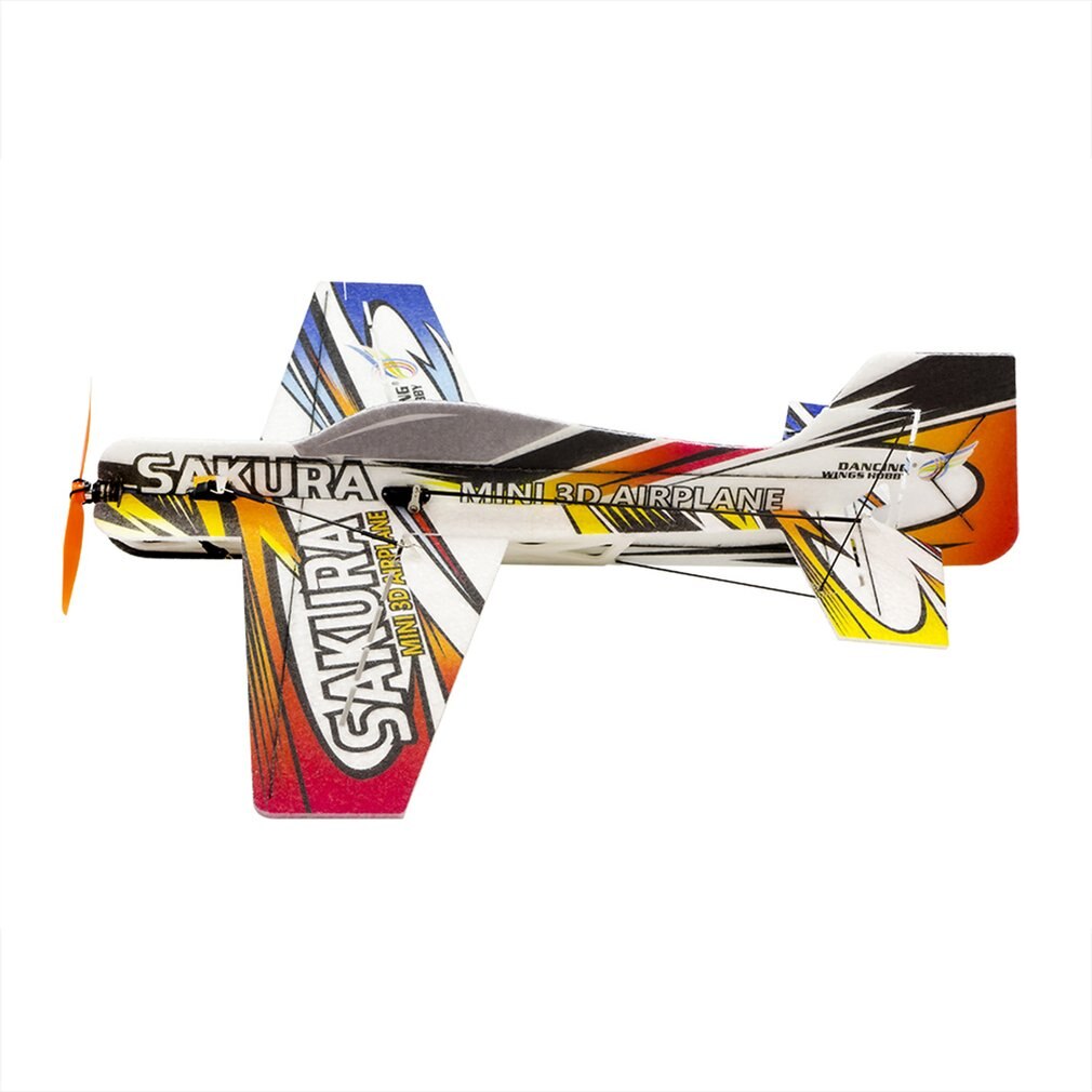 Avion électrique RC EPP 3D F3P intérieur, Sakura, 420mm, contrôlé par Radio, non assemblé, besoin de construire un avion