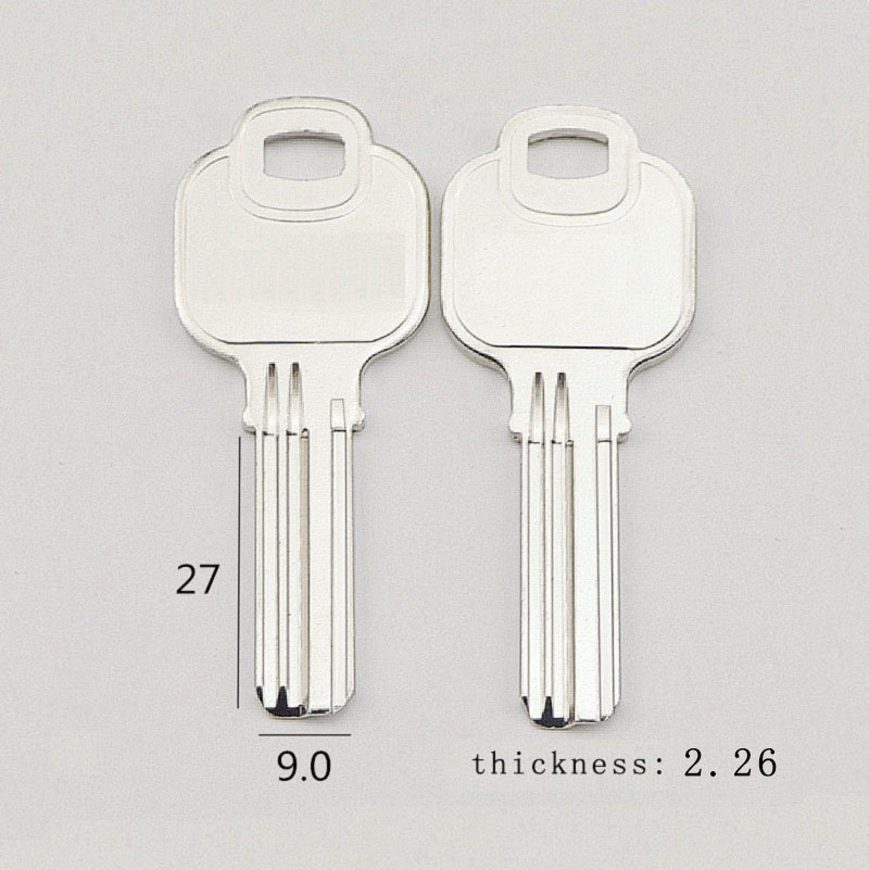 10 PCS/LOT Blank key blanks for door and window locks Multi-slot key blanks