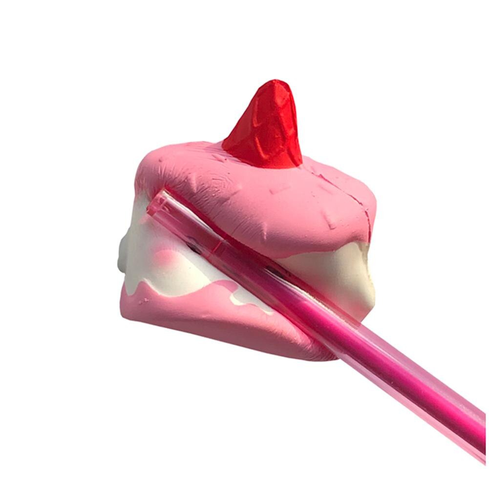 Kids Cartoon Shape Slowing Rising Pen Loop Set Squishy Stress Reliver for Writing Drawing