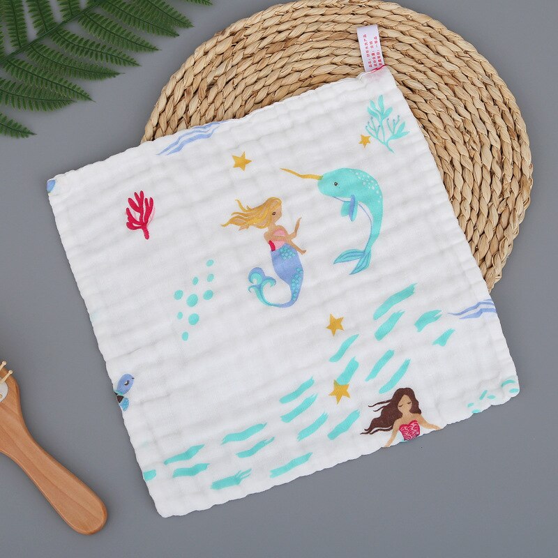 Serviette absorbante pour bébé, mouchoir pour -né, 1 pièce: Mermaid