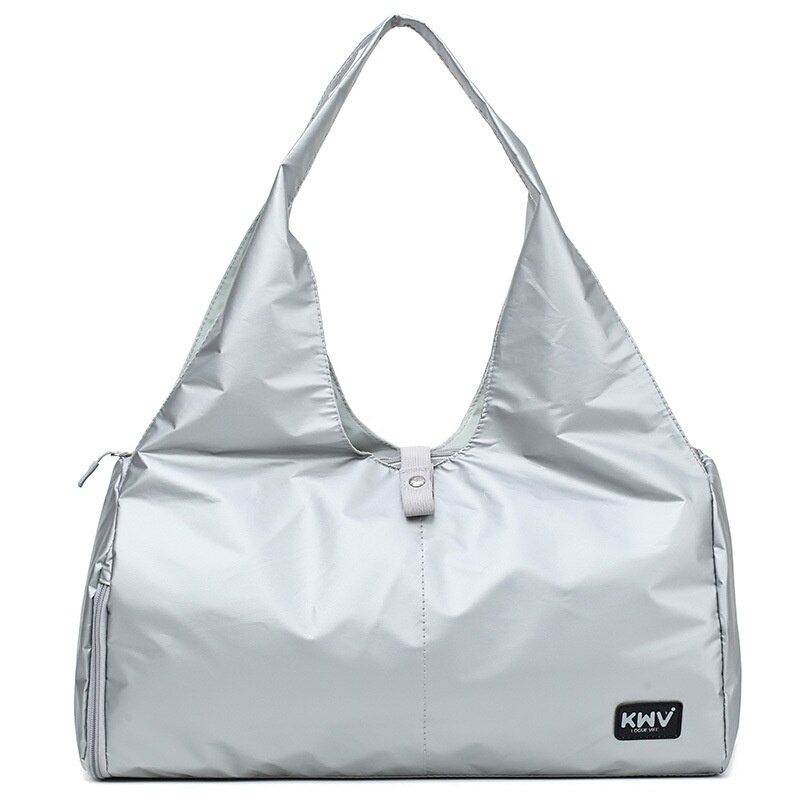 Yoga-fitness-tasche, schuh-sporttasche für #39 , leichte, tragbare reisetasche für kurze strecken: Silber