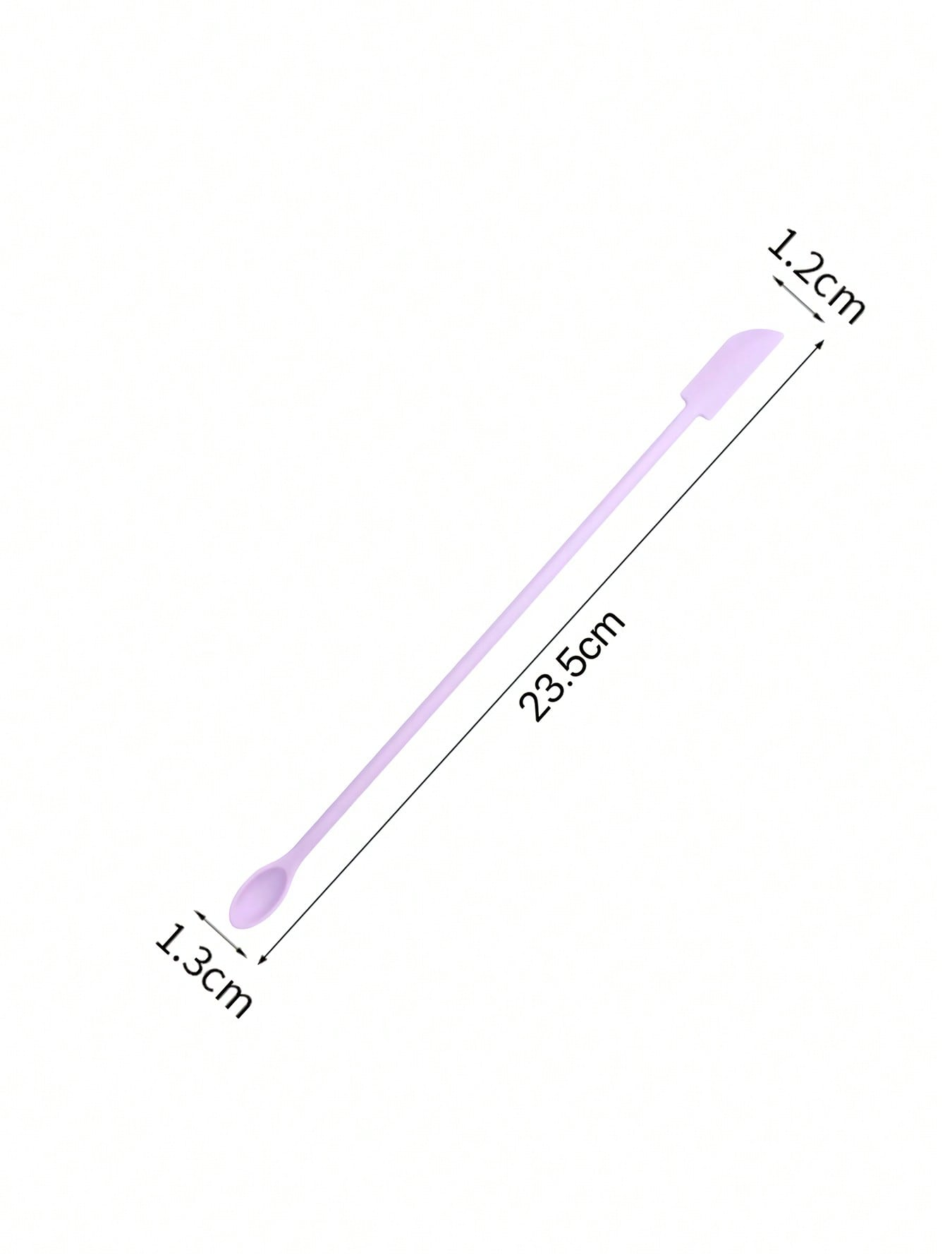 Espátula de maquillaje, juego de espátula de silicona, Mini espátula pequeña para botella de comida, espátula de belleza, tarro de loción pequeño, raspador para conseguir el último de Mak: YELLOW