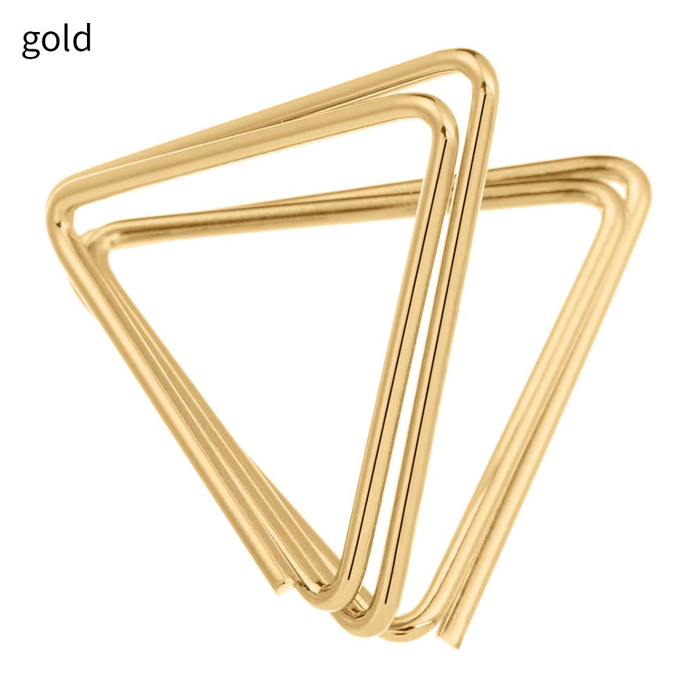 1 Pcs Triangle Place Card Wedding Table Number Holder Clamps Stands Name Seating Labels Placecard Clips Photo Picture Cards: gold