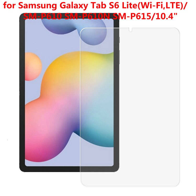 Gehard glas voor samsung galaxy tab  s6 5g sm -t860 t865 t866n t866 screenprotector 10.5 inch tab  s6 lite  p610 p615 tablet film: Sam  p610 p615