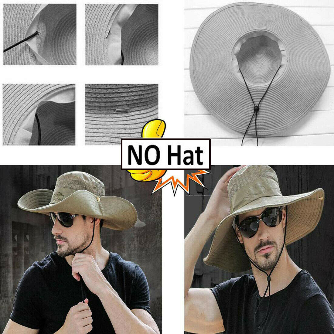 Official Chin Cord Strap with Adjustable Toggle CHIN-STRAP Hat Chinstrap for Hat