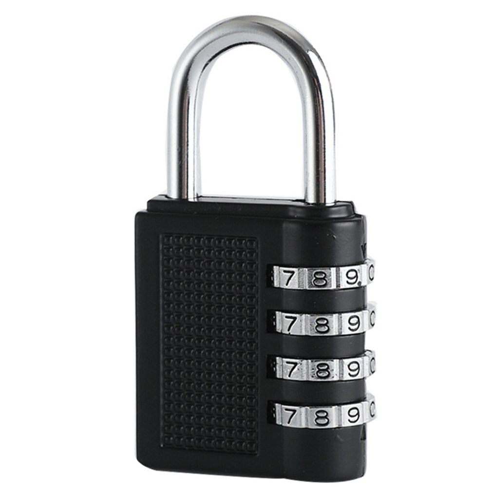 Combination Lock Home Security Padlock Weather Proof Padlock With 4-Digit Smooth Dial For School, Gym, Outdoor Shed Locker