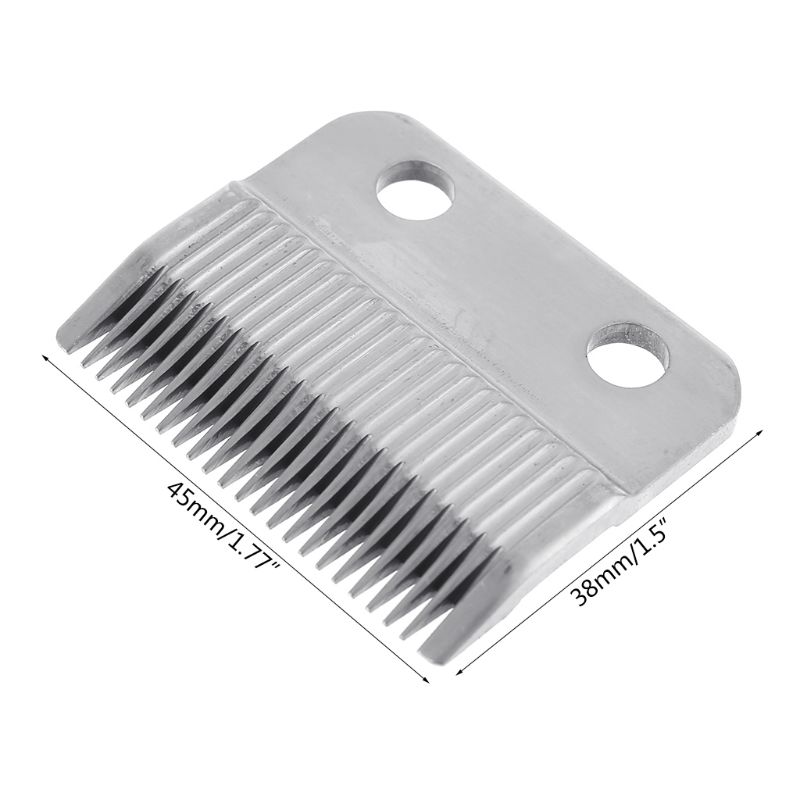2-Hole Clipper Blade High Carton Steel Clipper Accessories with 2 the Screws for Electric Trimmer Cutting Machine