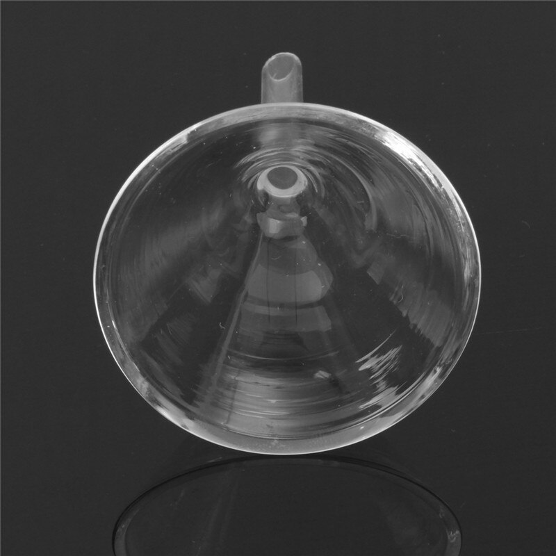 Mrosaa 1pc 60mm gennemsigtigt glas trekant tragt lab glasvarer laboratorie kemi undervisningspapir