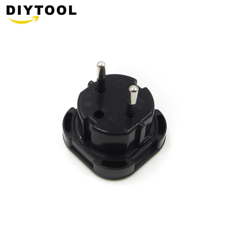 Universal Travel UK to EU Euro Plug AC Power Charger Adapter Converter Socket Black Power Plug Adaptor Connector