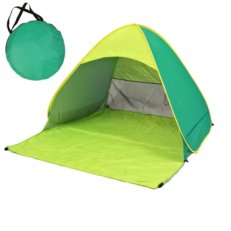 Outdoor Recreation Tourism Tents Automatic Packable Camping Tent UV-protection Pop Up Beach Tent Waterproof Mini Tent: shuangpin