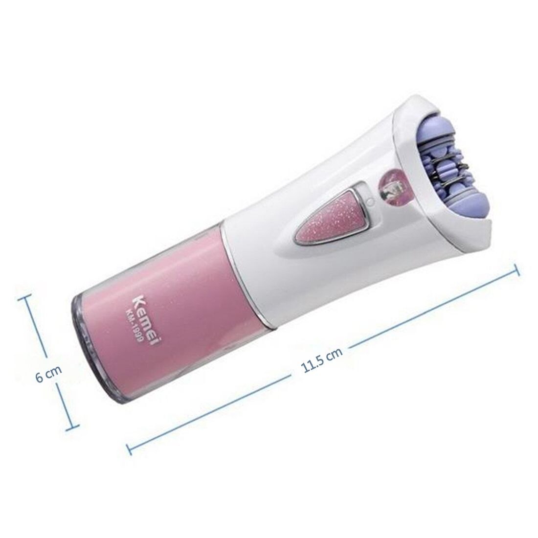 Kemei km-1999 Women Epilator Electric Hair Removal Female Body Face Underarm