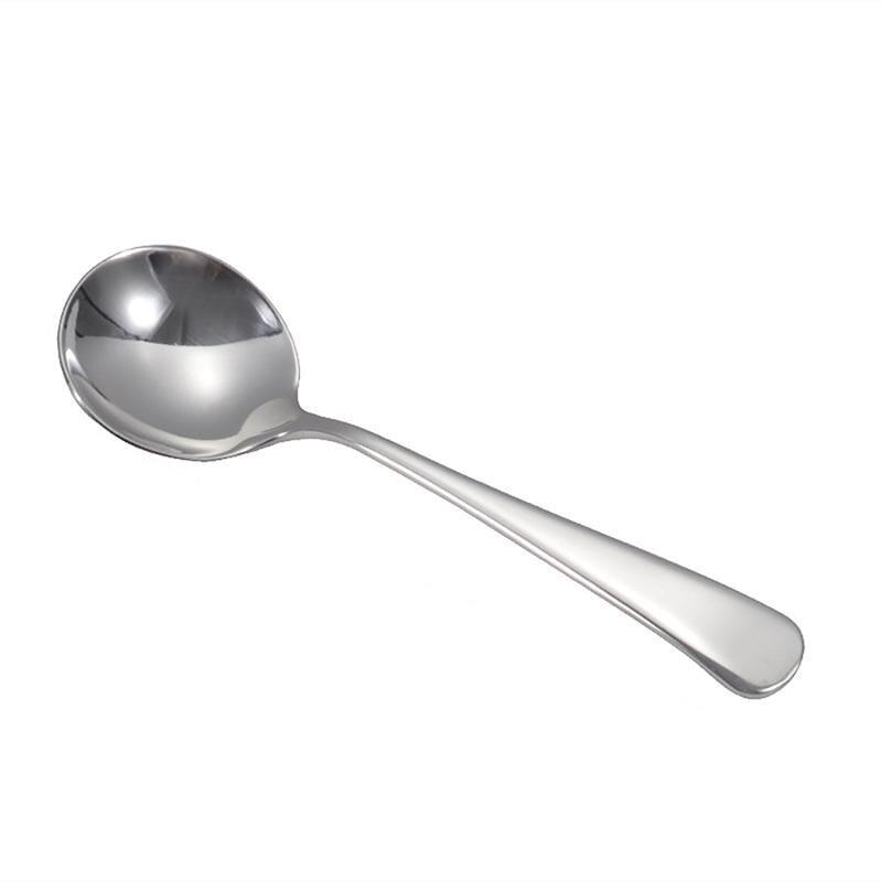 Kleurrijke Soep Lepel Elegante Koffie Lepels Rvs Dessert Lepels Keukengerei Mode Ronde Lepels Servies: 07