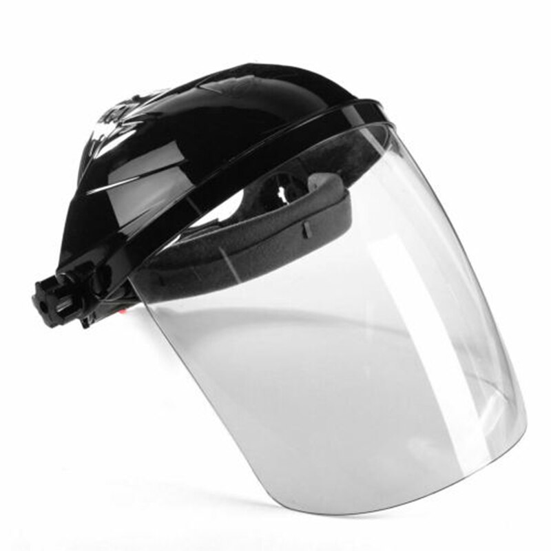 Bescherming Cap Transparante Shield Uv Anti-Shock Half Gezicht Helm Huishoudelijke Lassen Cap Ogen Te Beschermen En gezicht Smr