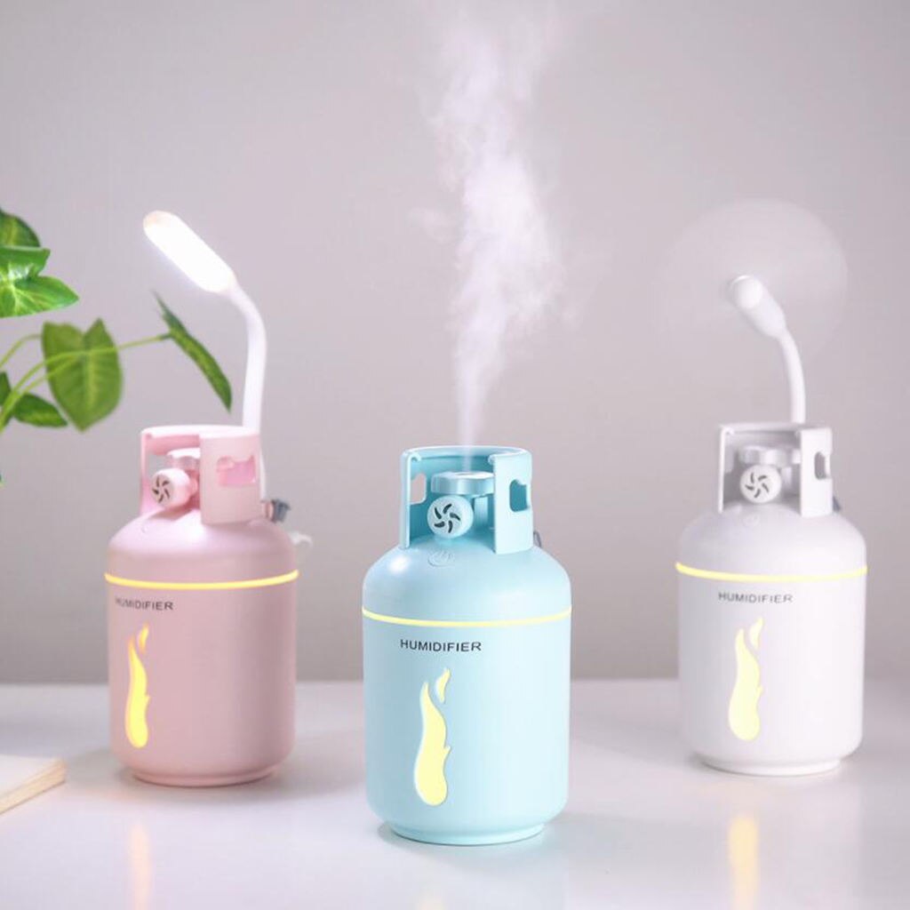 Gas Tank Shape Humidifier Aroma Diffuser 7 Color Change Quiet
