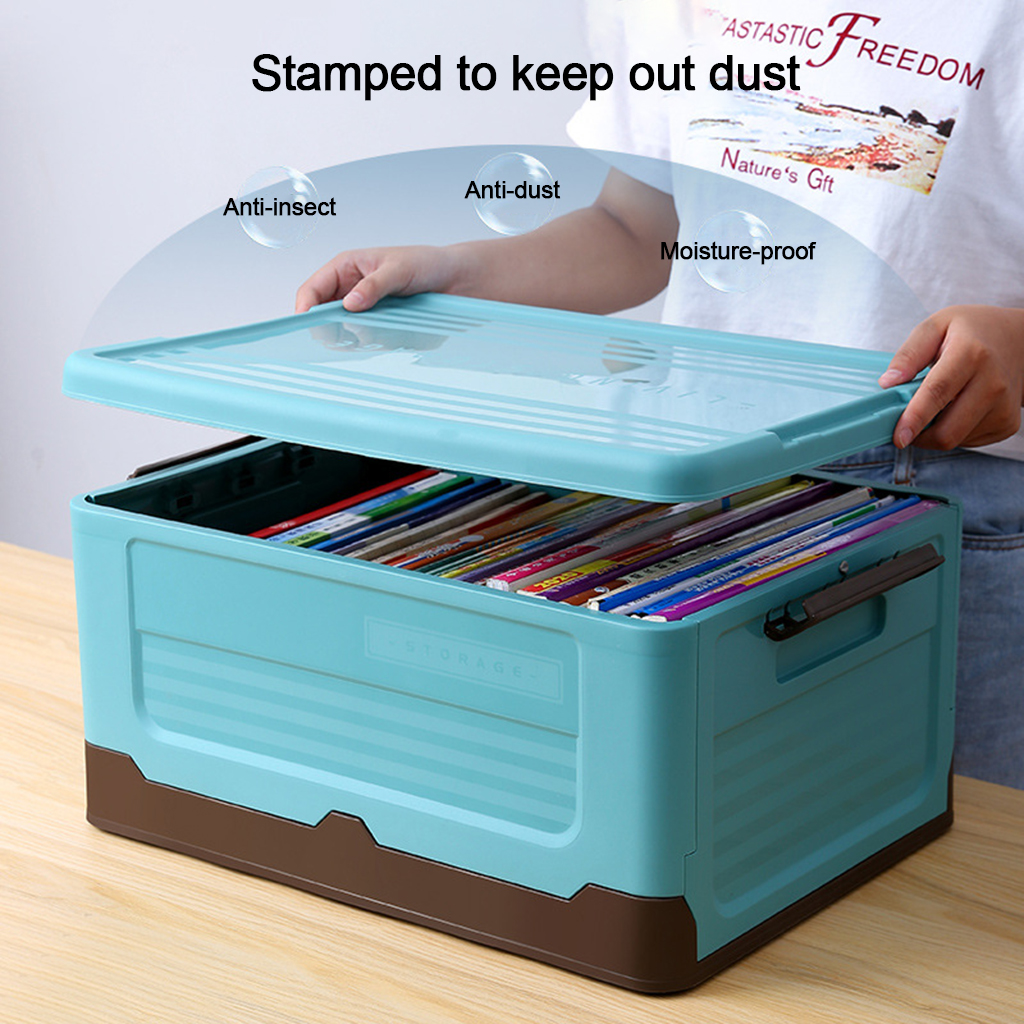 Foldable Storage Box Clothes Organizer Toys Plastic Tool Box Foldable Book Storage Box PP Material Plastic Tool Box
