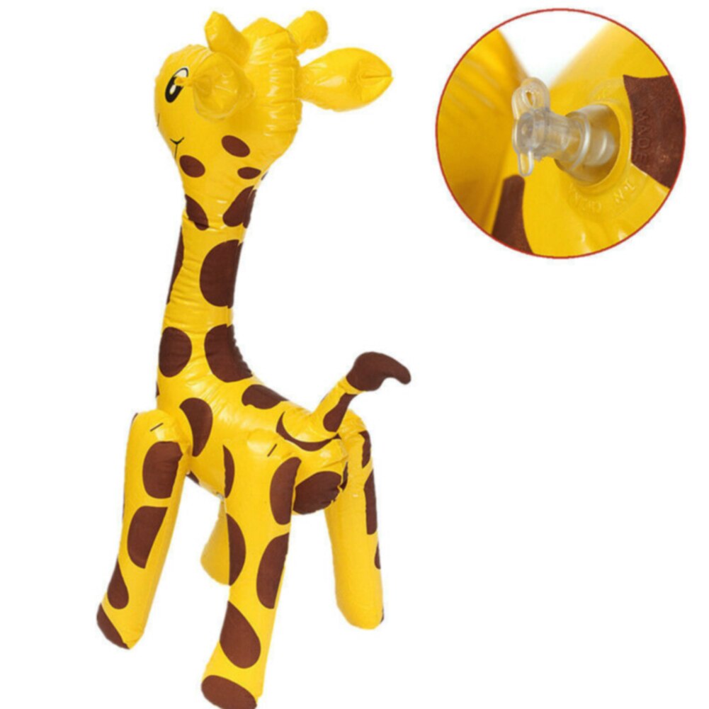 Party Kinder Cartoon Ballon Giraffe PVC Tiere Blow Up Aufblasbare Spielzeug Nette Neuheit Deer Shaped Große