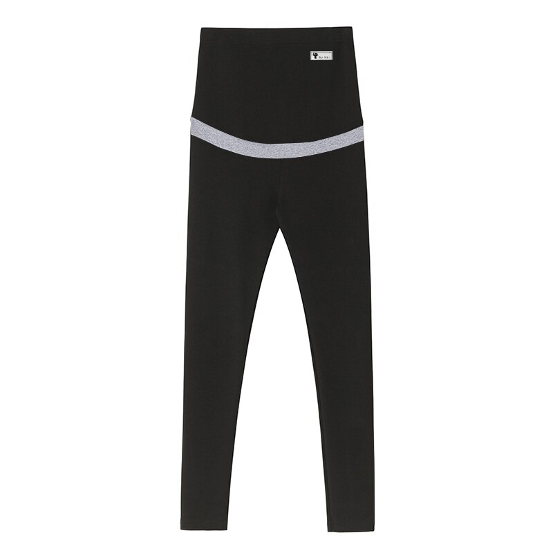 Maken Zwangere Vrouwen Broek Mode Mama Vallen Buiten De Grote Werven Leggings Broek Kg Tijdens Zwangerschap In De Lente En herfst: black / Xxxl