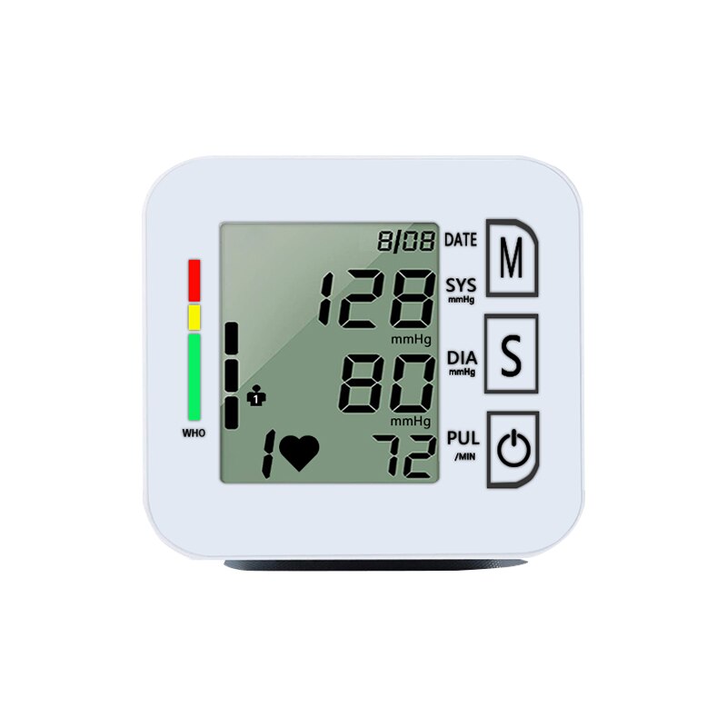 Bloeddrukmeter Automatische Bovenarm Bloeddrukmeter Pulse Gauge Meter Bp Monitor Digitale Lcd Bloeddrukmeter: Default Title