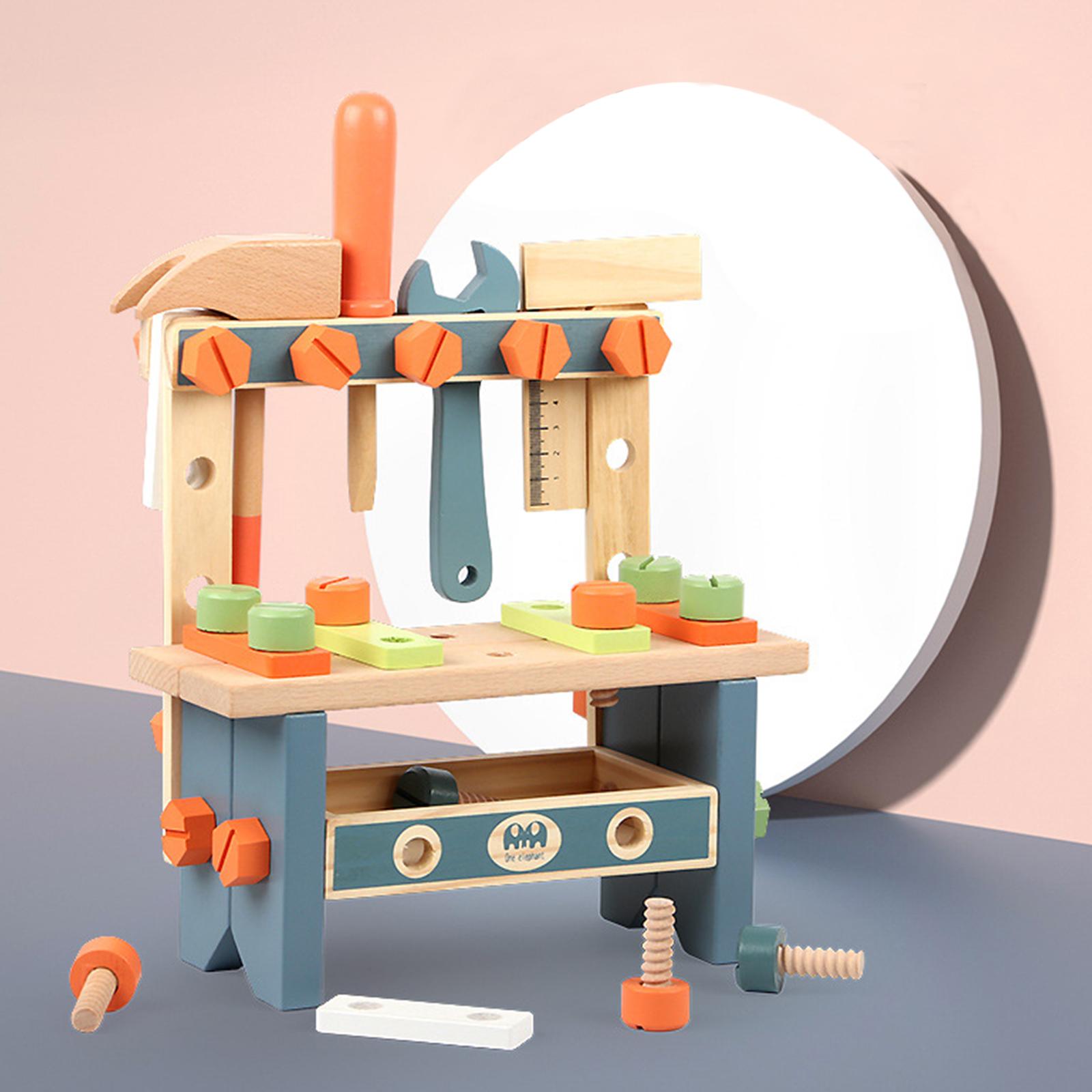 Mini Houten Werkbank Voor Kinderen Play Gereedschap Voor Peuters,