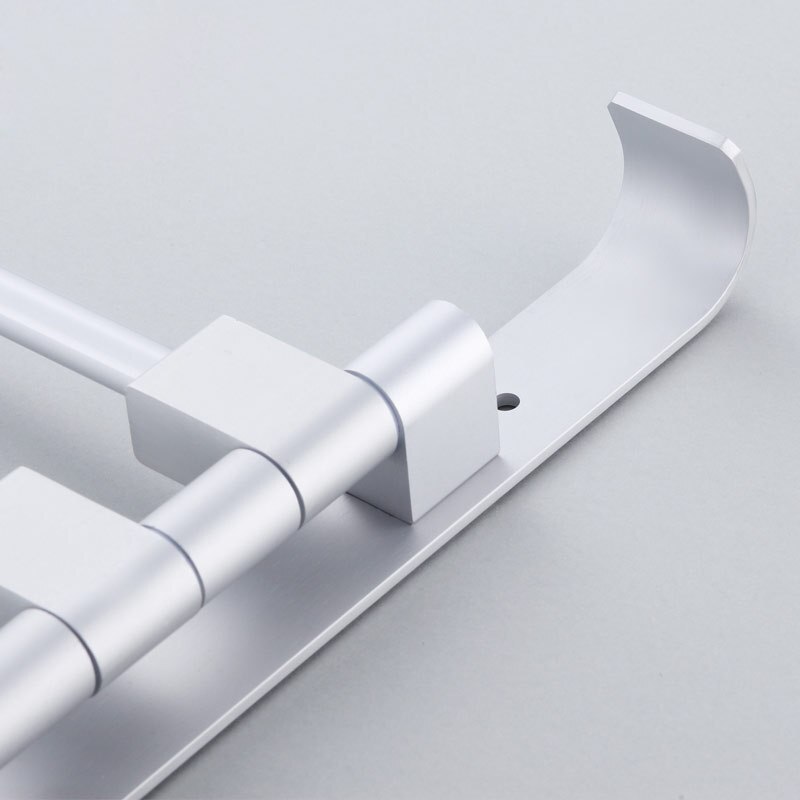 Raum Aluminium Handtuch Gestell 5/4/3/2 Arme Handtuch Hängen mit Haken Schlecht Handtuch Gestell Beweglichen handtuch Riegel Badezimmer Produkte