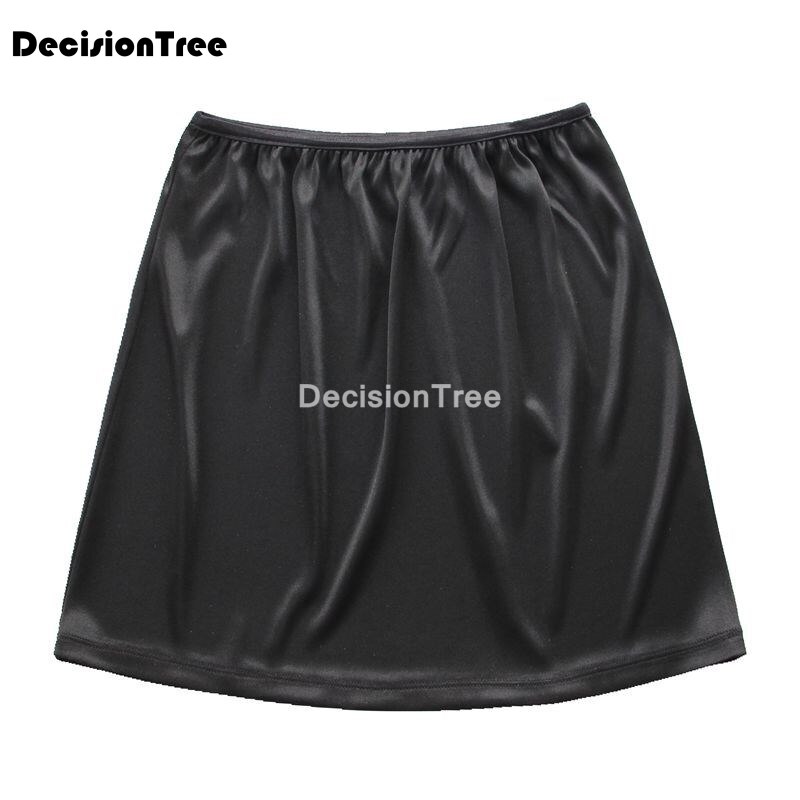 slip dress jupon femme halka underskirt half slips petticoat woman Casual Underskirts Ladies Basic Mini Skirt Underdress