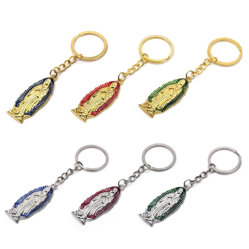 Godin Sleutelhanger Religie Religieuze Sleutelhanger Sieraden Zak Auto Hanger Sleutelhanger QX2E