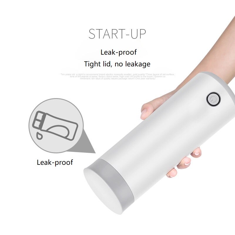 Draagbare Reizen Elektrische Waterkoker Mini Thermosfles Smart Theepot Verwarming Cup Melk Kokend Eierkoker Rvs Metalen Fles