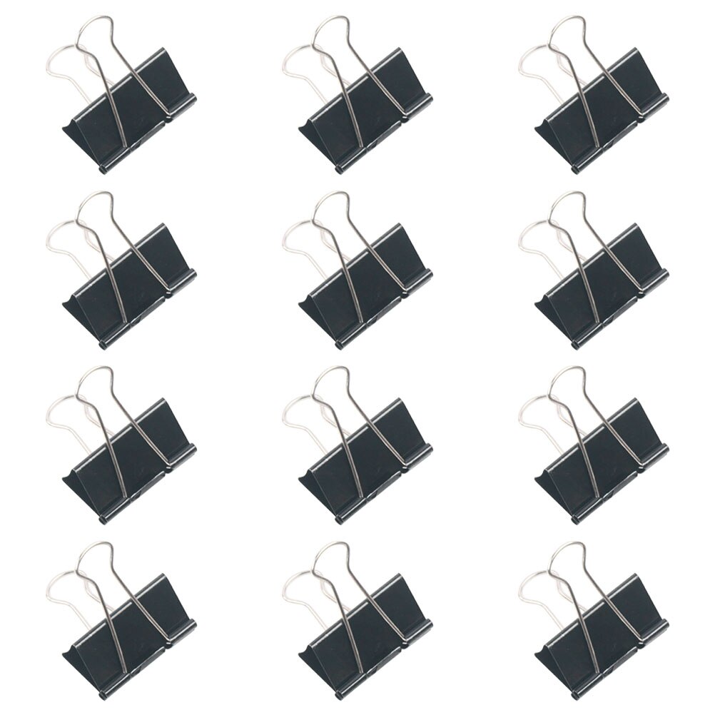 12Pcs Practical Drawing Board Binder Clips Multi-purpose File Document Clamps