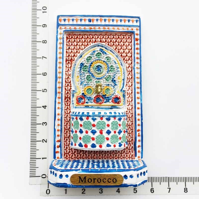Spain Granada Fridge Magnet Oman Islamic Style Mirror Frame Magnetic Refrigerator Stickers for Home Decor Collection Ideas: Morocco 8