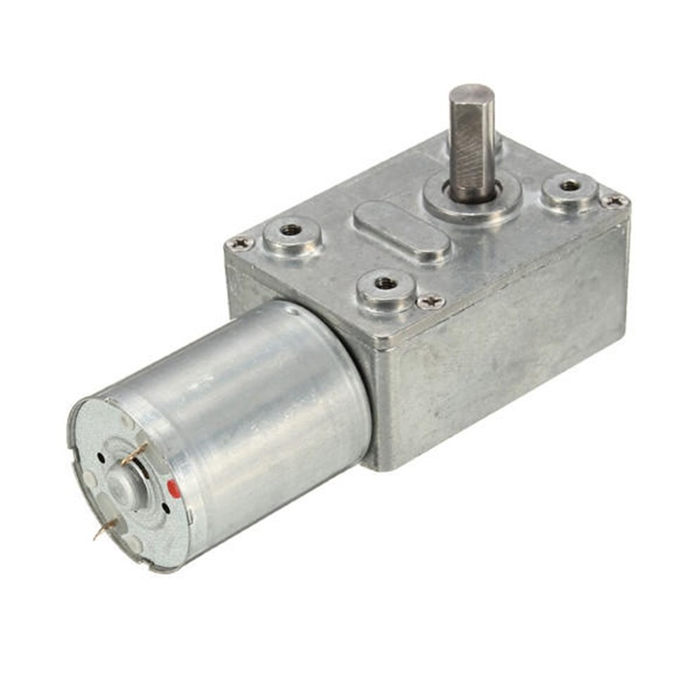 Mw370 cc 12v 30rpm Reversible de alto par Turbo tornillo reductor CC