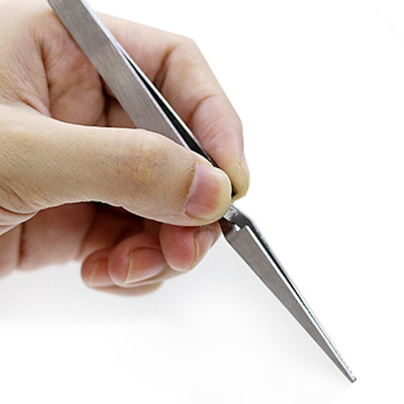 Cross Actie Pincet Rvs Omgekeerde Pincet Cross Actie Pincet Juwelier Hobby Craft Model