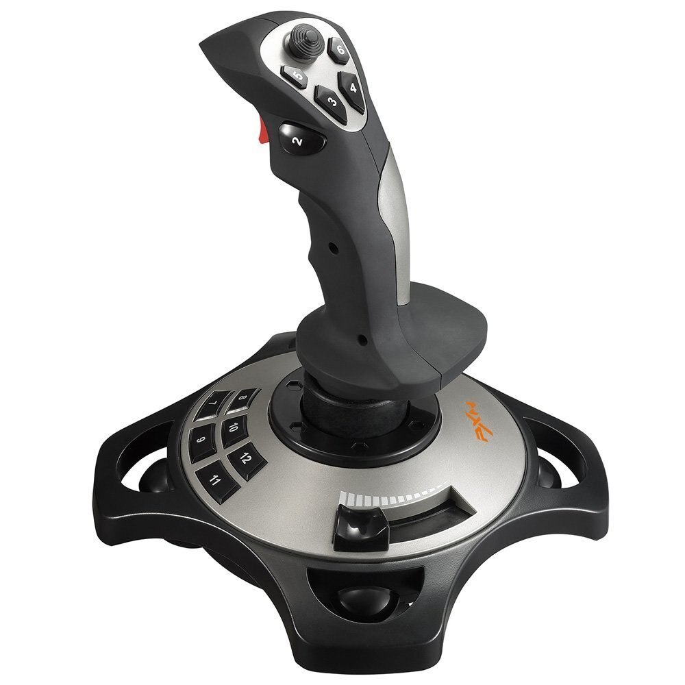 Mando de 4 ejes PXN PRO 2113 con cable, para Arcade, Joystick, simulador de juego con mapeo de teclado