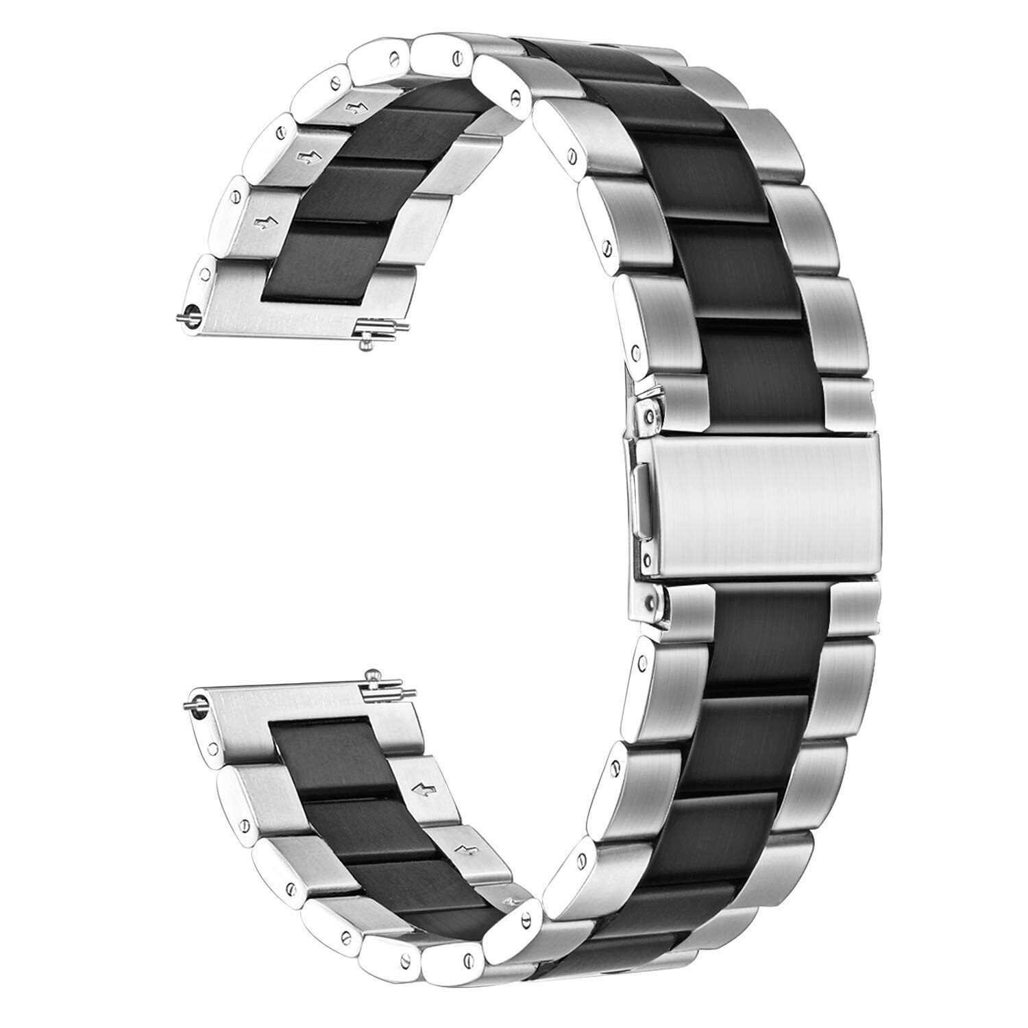 Bracelet de remplacement en acier inoxydable bracelet en métal pour AMAZFIT GTR 47 MM/Amazfit Stratos 2 2S Pace bracelet de montre intelligent: 3