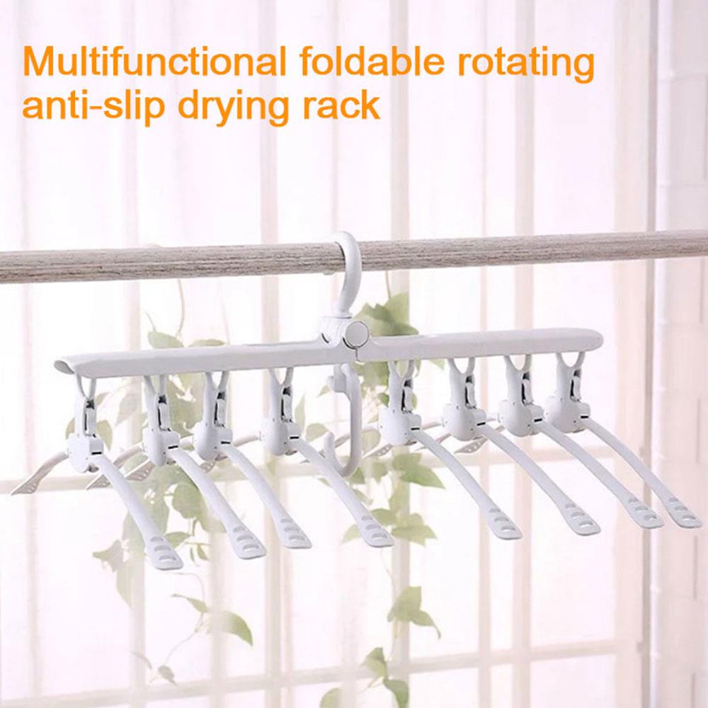 PP Hanger Drying Rack Retractable Multifunctional Folding Hanger Magic Hanger Clothes Stand Space Saver Adjustable Adults