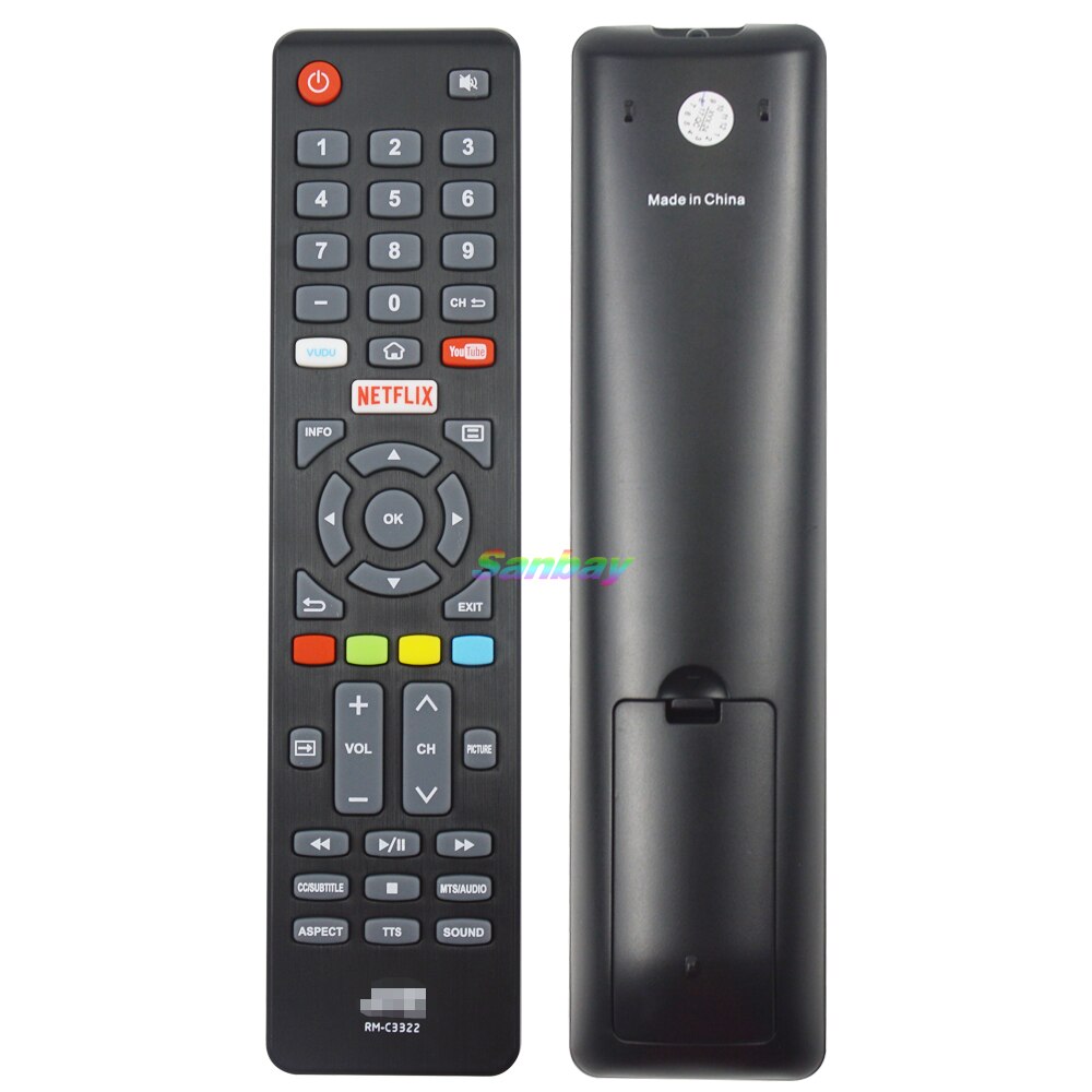 ORIGINAL REMOTE CONTROL RM-C3322 FOR JVC LED LCD TV