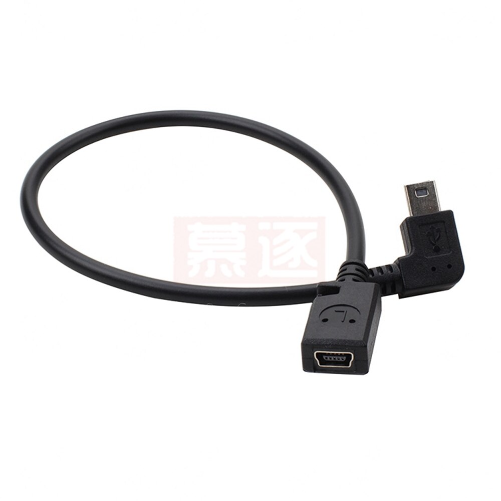 90 Degree 4 angle mini USB Female to Mini B 5 Pin Male cable Adapter