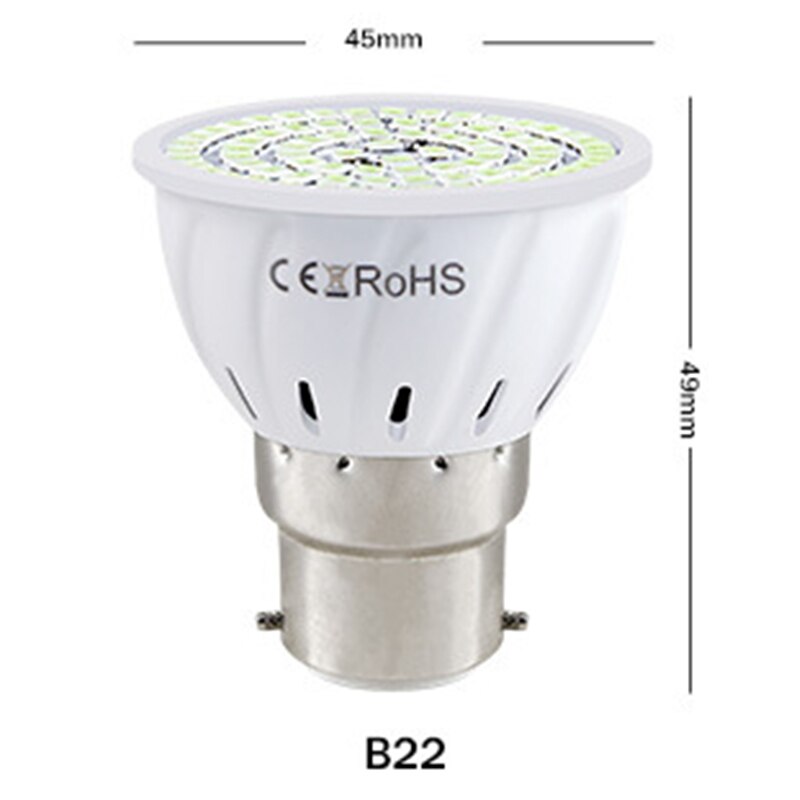 Germicidal Light UVC Lamp LED UV Desinfection Lamp B22 LED Ultraviolet Light Bulb