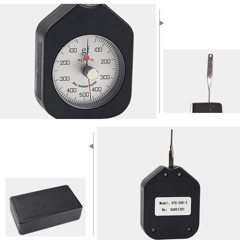 Tensiomètre analogique 500g, jauge de Tension,