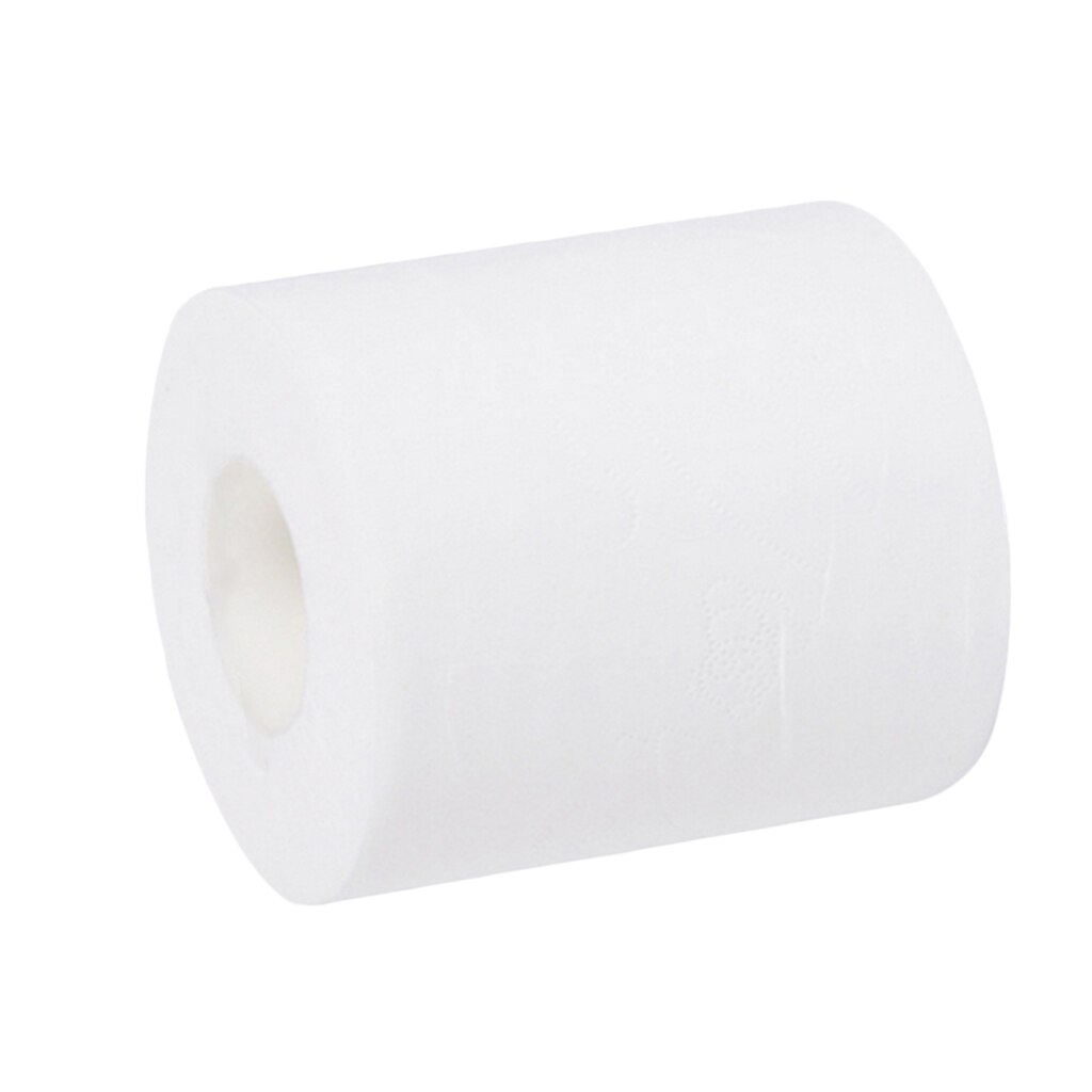 1Pcs 4-Ply Toilet Paper White Bath Tissue Family Roll Paper Ultra-Soft Tissue