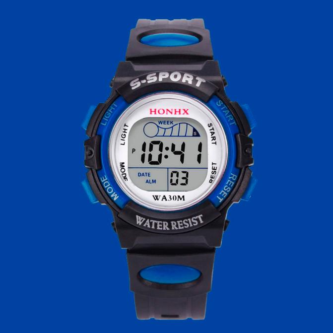 Mode Waterdichte Mannen Jongen Lcd Digitale Stopwatch Datum Siliconen Sport Polshorloge Relogio Masculino Curren Horloge Smart Horloges