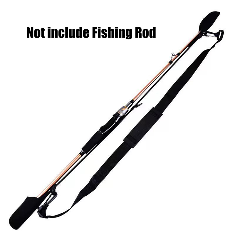 Adjustable Fishing Rod Storage Bag Portable Fishing Rod Shoulder Belt Fishing Rod Belt Protector Reel Fishing Accessories