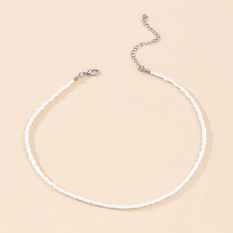 ketting sieraden necklace Zwarte Kleine Ronde Kraal Ketting Ketting Voor Vrouwen Verstelbare Ketting Ketting Mode-sieraden Collares Para Mujer Collares: Style 9