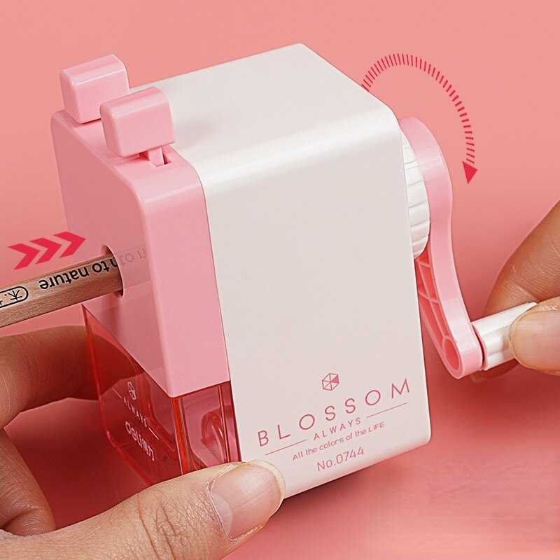 Instrukcja kolorowe temperówka mechaniczna trwała szkoła temperówka kreatywnych studentów papiernicze artykuły szkolne 1 sztuk