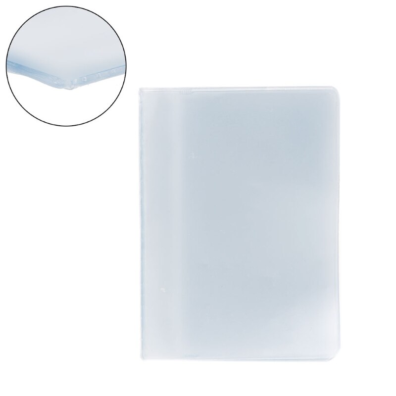 Plastic PVC Clear Pouch Name ID Credit Card Holder Case Organizer Keeper Pocket