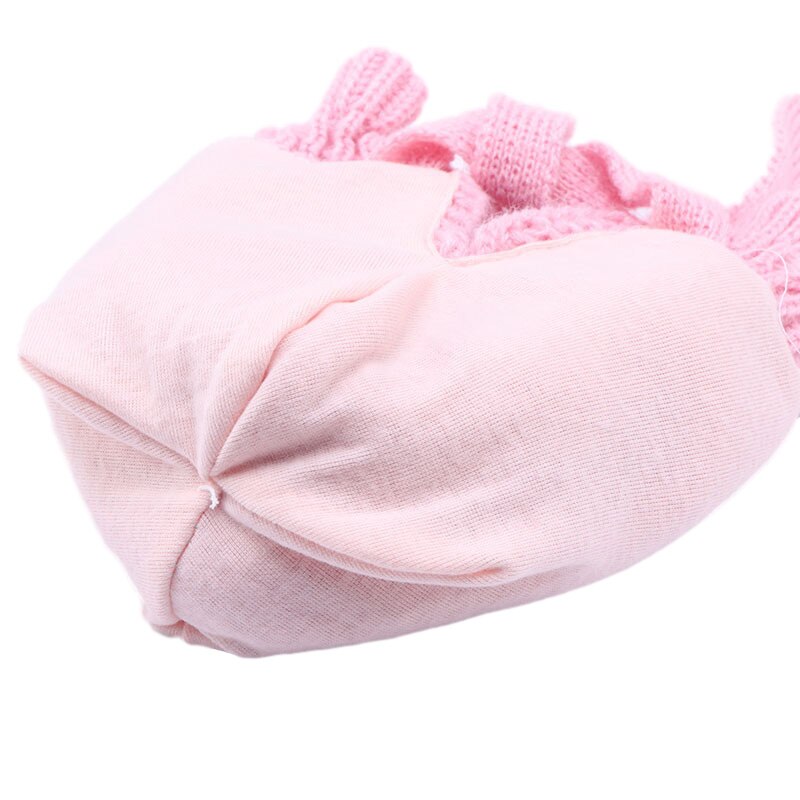 Kids Baby Gebreide Muts Meisjes Leuke Aardbei Baby Katoen Warm Verstelbare Riem Gebreide Fruit Patroon Hoed