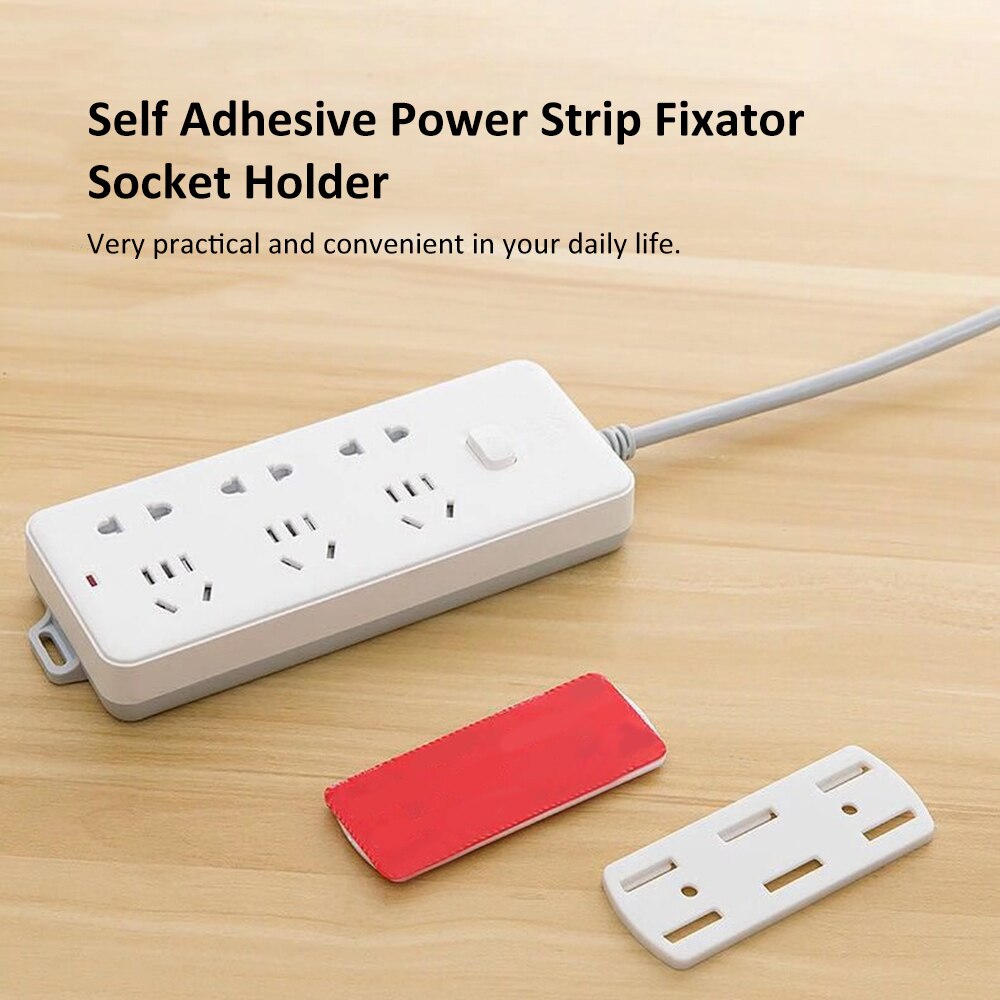 Self Adhesive Power Strip Fixator Socket Holder Mo... – Vicedeal